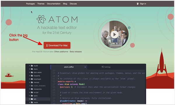Разработка в Atom Editor 