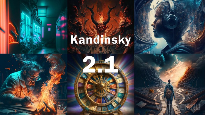 Kandinsky 2.1 российская нейросеть для графического дизайна