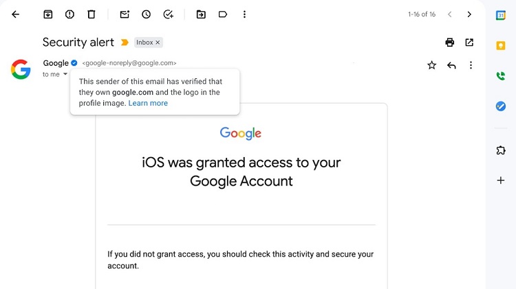 Google внедряет синие галочки верификации для компаний в Gmail